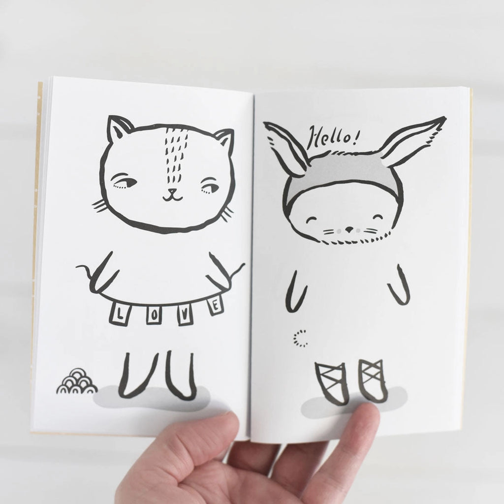 Mini Coloring Book--32 Ways to Dress Baby Animals