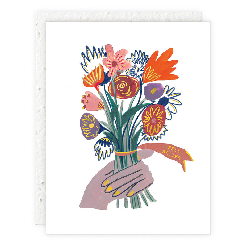 Support + Sympathy Card:  Feel Better