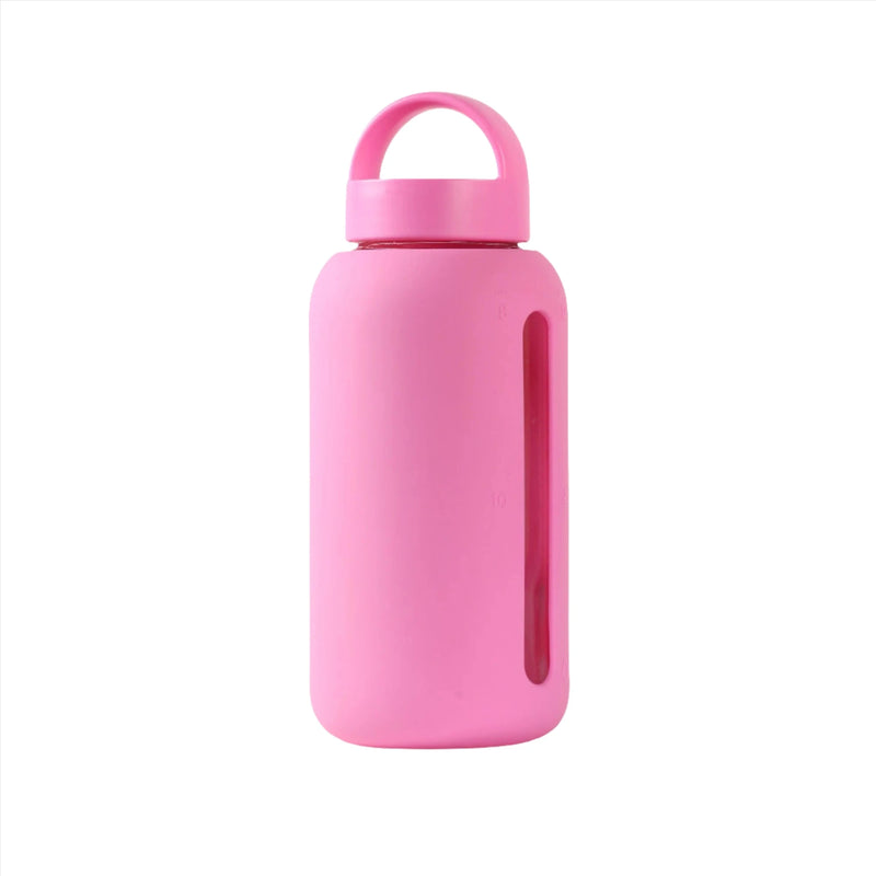 Reusable Glass and Silicone Water Bottle