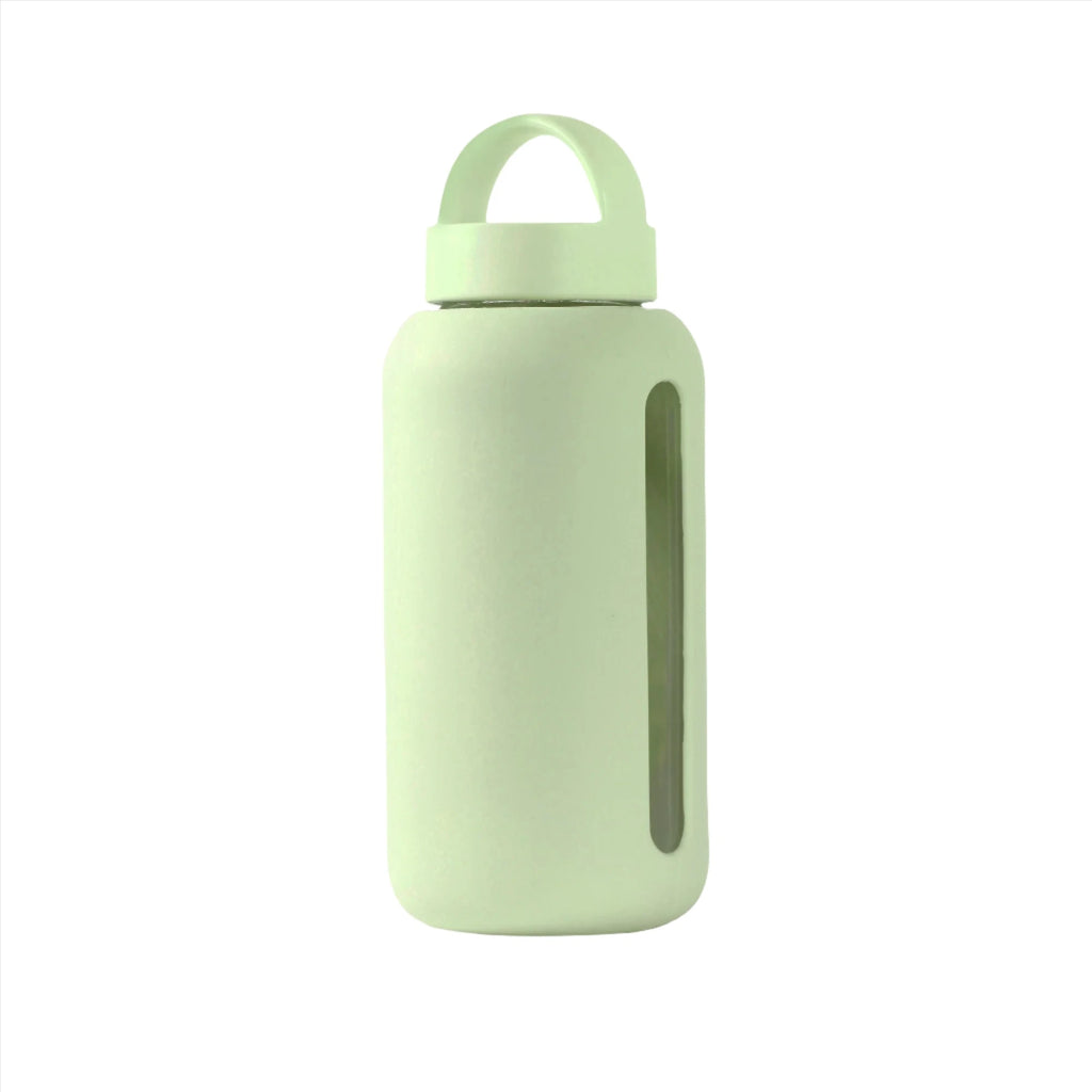 Reusable Glass and Silicone Water Bottle