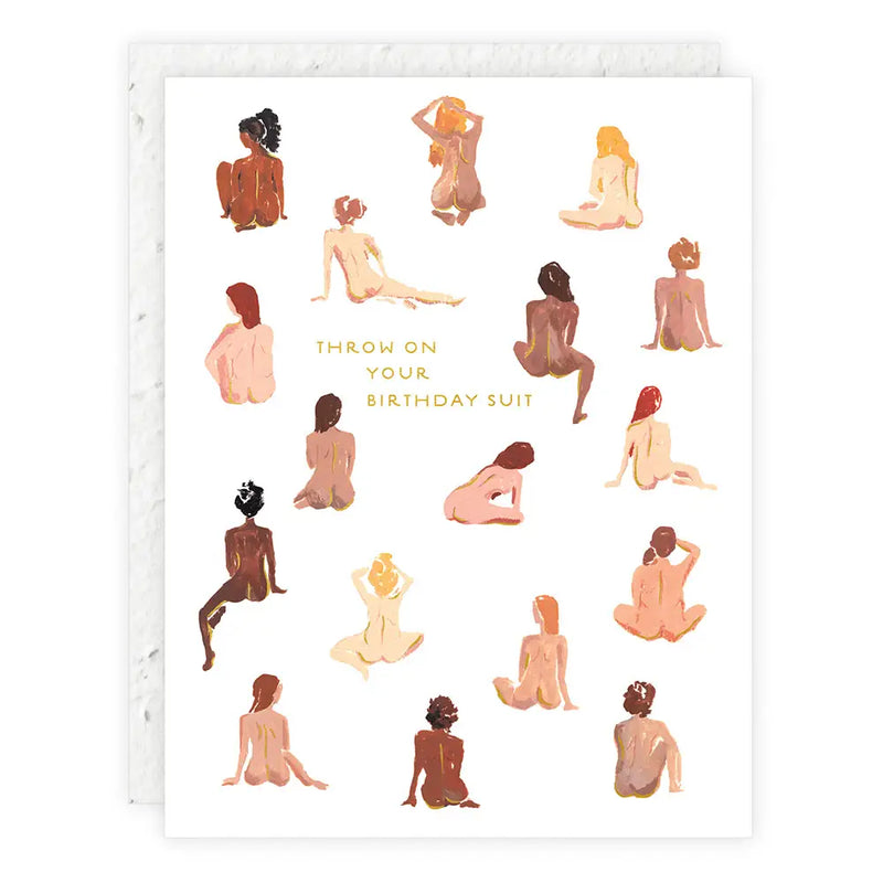 Birthday Card: Birthday Suit