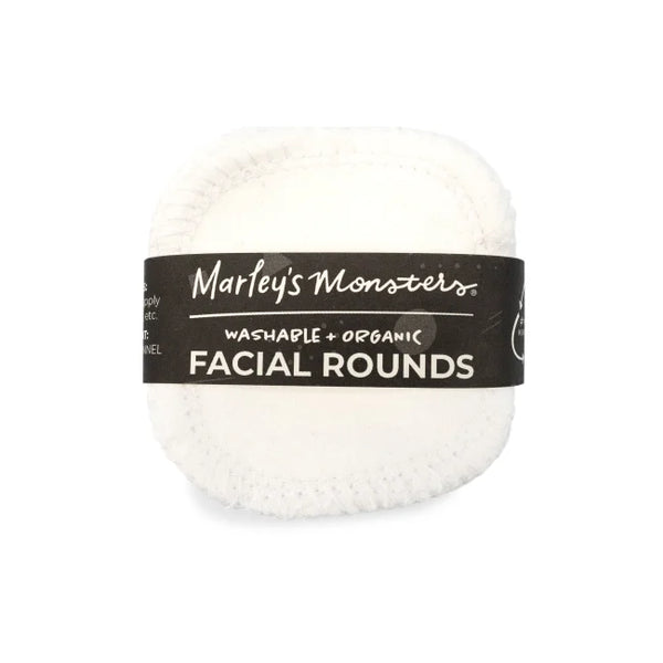 Reusable Cotton Rounds - 100% Organic Cotton Facial Rounds - ZWS