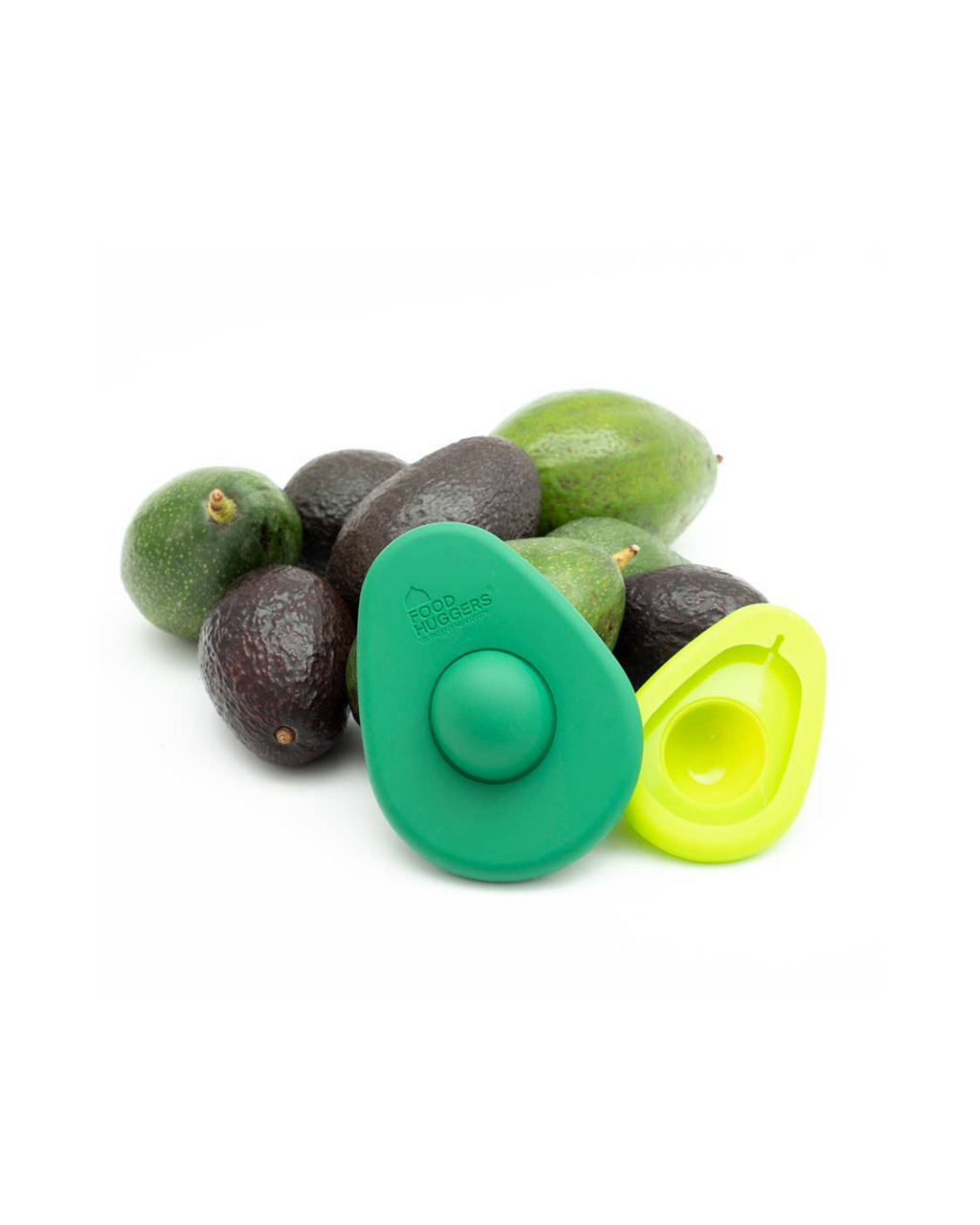  Food Huggers Avocado Huggers 2pc Silicone Reusable Avocado  Savers with Pit Storage, BPA Free, Dishwasher Safe Holder