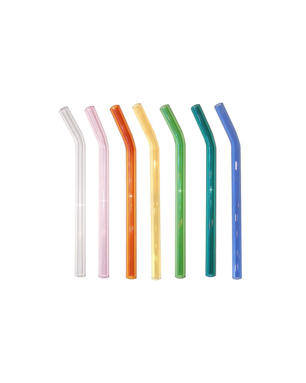 LIFEHIM Lifehim Reusable Straws Glass Straw: Glass Smoothie Straws
